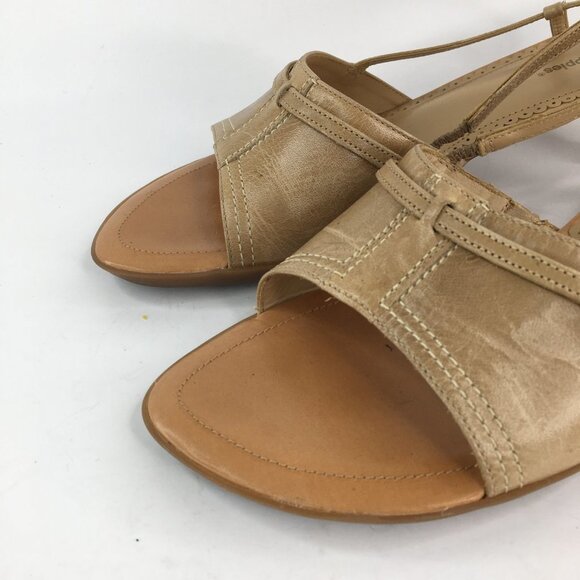 Hush Puppies Chamomile Tan Heel Sandals Size 8.5M - Picture 6 of 14